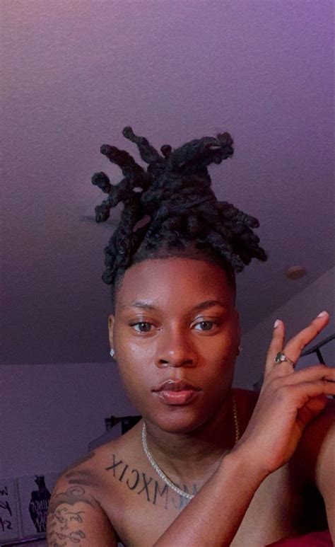 ebony stud on stud|Trendy Black Studs with Locs Hairstyles .